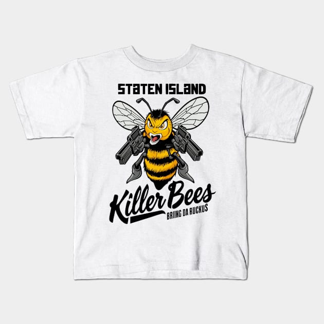 Staten Island Killer bees Wutang Kids T-Shirt by thestaroflove